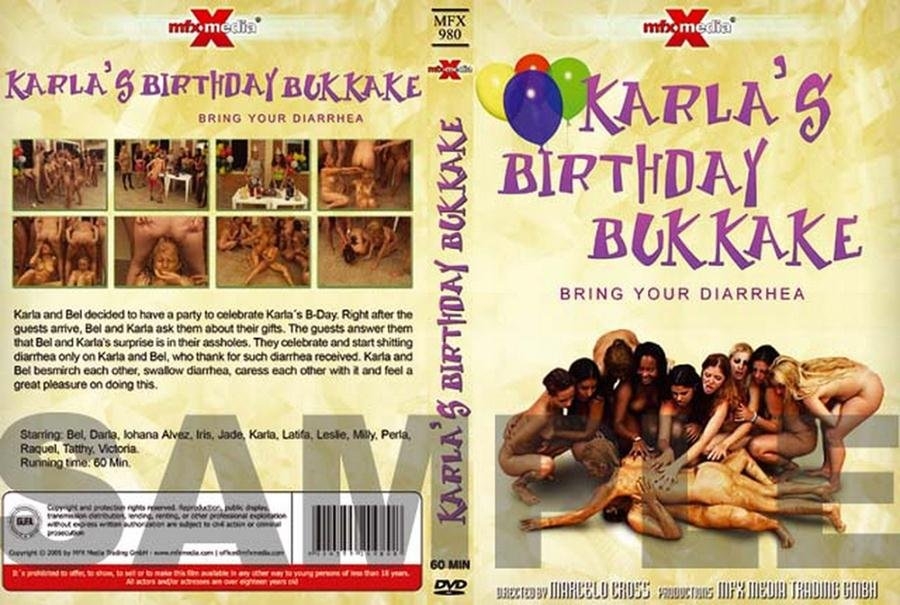 KARLAS BIRTHDAY BUKKAKE BRING YOUR DIARRHEA - SD AVC, 640x480 - With Actress: Nicolettaxxx [472 MB] (2018)