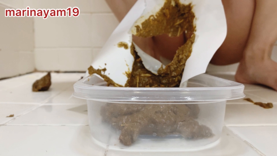 Diarrhea collection into container - FullHD  - With Actress: Marinayam19 [668 MB] (2025)
