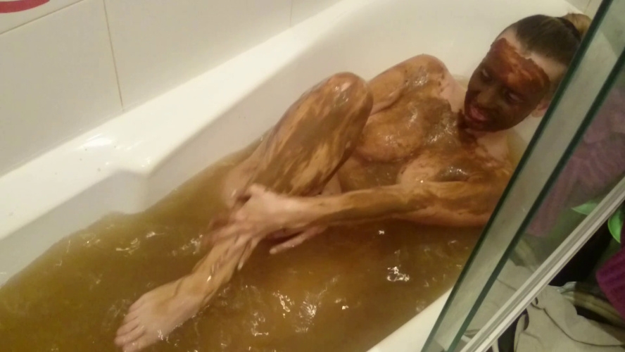 Bathing in Shit Water and Smearing P2. P1 - FullHD  - With Actress: Brown Wife [632 MB] (2026)