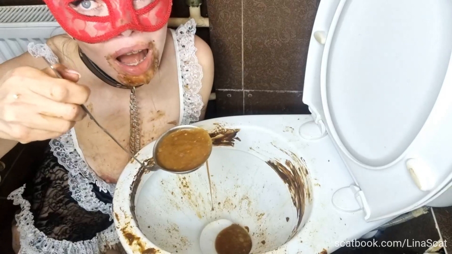 Scatlina 2026 - Cleaning the toilet by a shitty housekeeper Full version - FullHD  [896 MB] (2026)