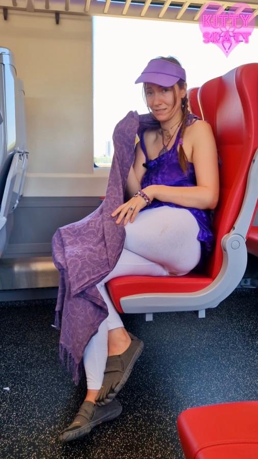 Public Crowded Train Shit in White Leggings - SD  - With Actress: Kitty Skatt [1.77 GB] (2026)